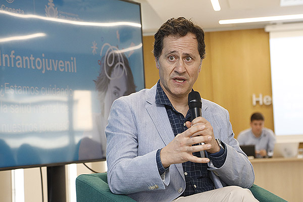 Jorge Vidal de la Fuente, psiquiatra del Hospital General Universitario Gregorio Marañón y coordinador del Programa de Enlace de Salud Mental y Educación.