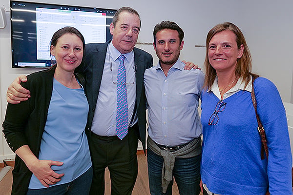 Natalia Hormaeche, Asesoría jurídica del Hospital Infanta Cristina; Emilio Lizarraga, abogado externo en Relyens; Arturo Mengual, jefe de los servicios jurídicos del Hospital Universitario del Tajo; y María Fernández, asesora jurídica del Hospital Universitario Infanta Sofía.