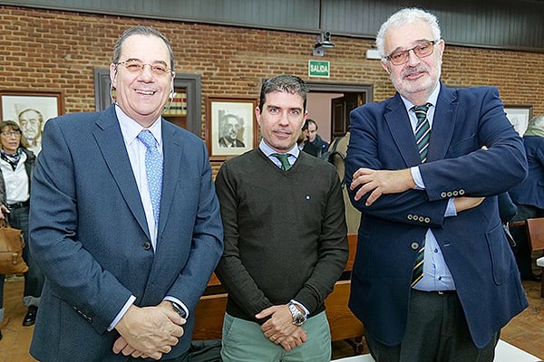 Los abogados Emilio Lizarraga, Raúl Sánchez y Esteban de Arespacochaga.