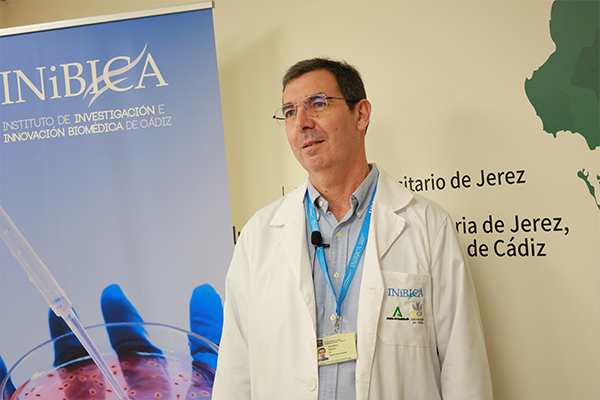 José Manuel Mellado Gil, técnico de apoyo a la investigación de la Fundación Cádiz y de INiBICA