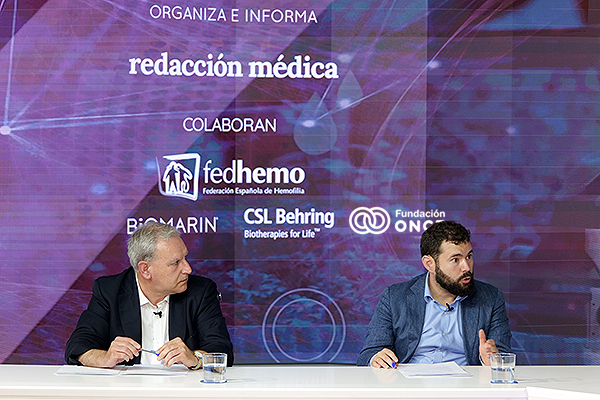 José Antonio Romero y Daniel García, en un momento del debate.