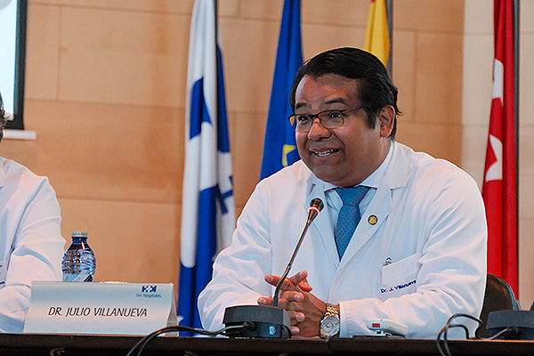 Julio Villanueva, director médico adjunto del Hospital Universitario HM Sanchinarro y organizador de las jornadas.