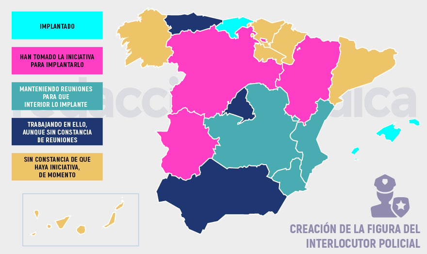 En buena parte de las CCAA, el asunto se encuentra tramitándose aún en la Delegación del Gobierno.