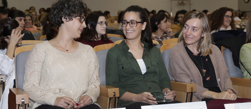 Tres de las enfermeras reconocidas por su labor divulgativa de la profesión enfermera.