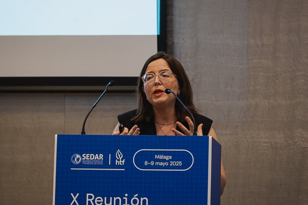 María Bermúdez, anestesióloga del Hospital Lucas Augusti.