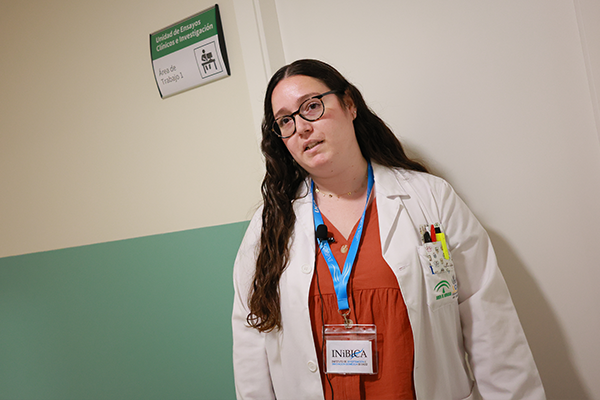 Mari Carmen León, coordinadora de ensayos en Oncología