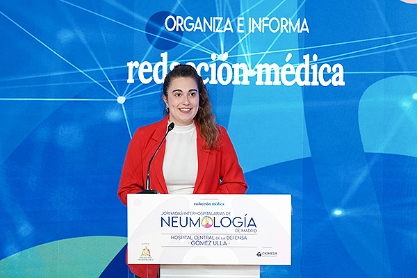 María Aragonés, redactora de Redacción Médica y presentadora de la jornada.