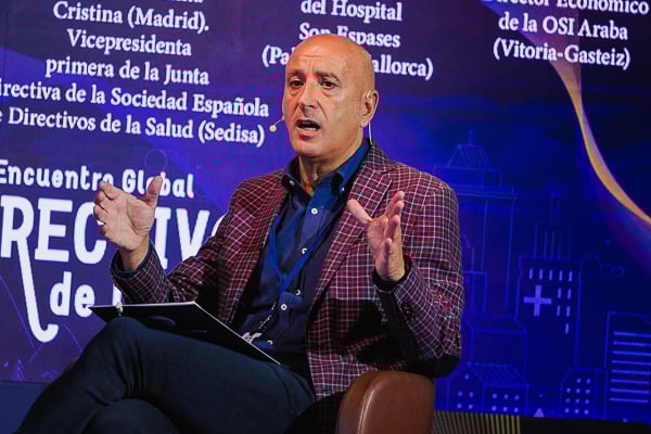Fernando Encinar, director económico de la OSI Araba (Vitoria-Gasteiz).