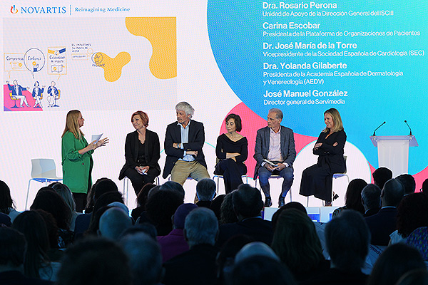 Instante de la mesa de diálogos con actores del ecosistema de la salud.