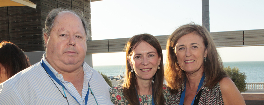 Rafael Pereiro; Carmen Fernández y María Dolores Aguacil.