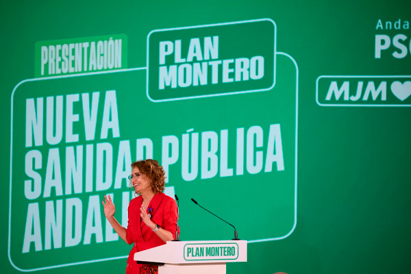 María Jesús Montero, candidata del PSOE a la Junta de Andalucía.