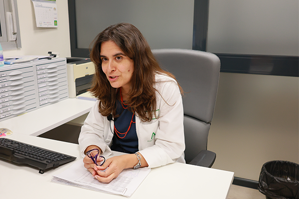 Natalia Chavarría, oncóloga médica del Hospital de Jerez