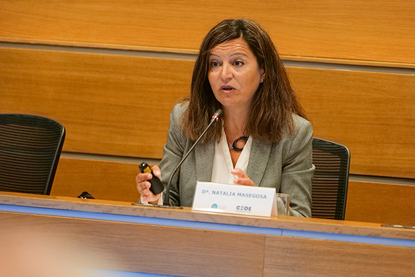 Natalia Masegosa, jefa del Departamento de Servicios de Ayuda a Domicilio de la  Dirección General de Mayores del Ayuntamiento de Madrid.