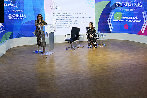 Un momento de la Jornada Interhospitalaria de Neumología del Hospital de Torrejón.