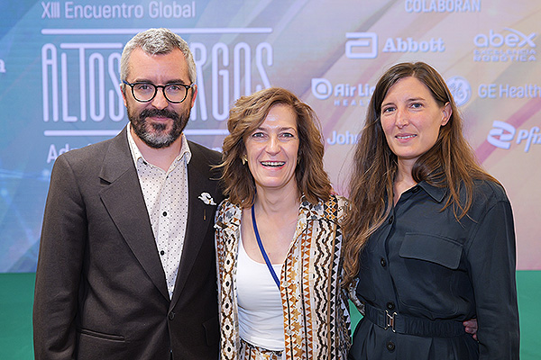 Javier Padilla, Isabel Muñoz, directora del Instituto Nacional de Gestión Sanitaria (Ingesa); y Belén González.