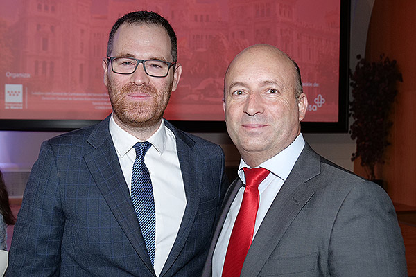 Héctor Durán, letrado jefe de la Consejería de Madrid; y Javier García, auditor interno de la Unvesidad de Castilla-La Mancha.