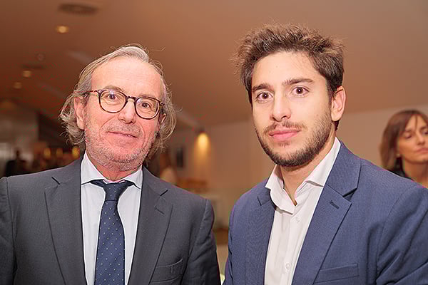 Íñigo Miranda, Regional Key Account Manager Respiratory de GSK y Fabio Sánchez, Respiratory Key Account Manager de GSK. 