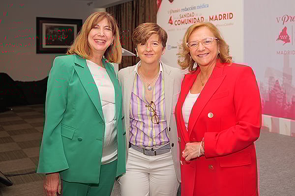Mar Faya Barrios, jefa de Sección de Psiquiátria del Hospital Niño Jesús; Mercedes Navío, gerente Asistencial de Hospitales del Servicio Madrileño de Salud - SERMAS; Montserrat Graell Berna, jefe de Servicio de Psiquiatría y Psicología Clínica Hospital del Hospital Infantil Universitario Niño Jesús.