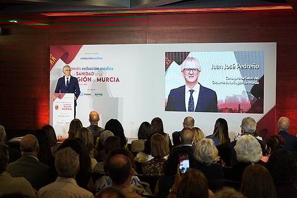 Aspecto de la sala durante los III Premios Redacción Médica a la Sanidad de la Región de Murcia.
