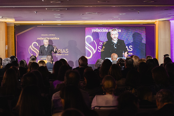 Un momento durante la clausura de la novena edición de los Premios Sanitarias.