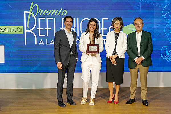 Miguel González Corral, Timanfaya Hernández; Marta Villanueva y Carlos Macaya.