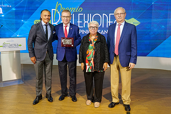 Esteban Bravo, Jorge Andrada; Carmen Gallardo y Serafín Romero.