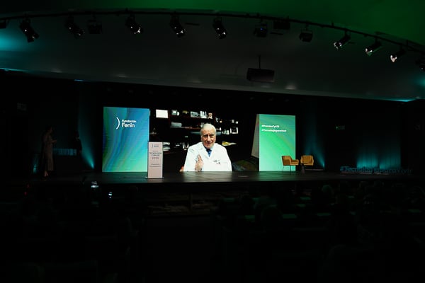 Un instante durante la entrega de premios.