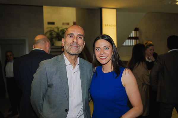Juntamente com Ricardo Lopez, juntamente com a diretora institucional da Royal Fenin, Maria Jugasti.