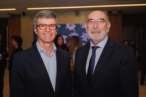 Adolfo Fernández Valmayor, secretario general de IDIS, y Alberto Pardo