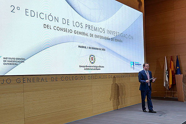 David Ruipérez, director de comunicación del CGE, ha sido el encargado de presentar la gala.