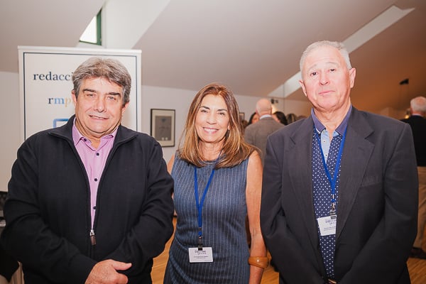 Cesáreo Peco, director gerente del Área Integrada de Puertollano; Sagrario Azuela, gerente del Complejo Universitario de Toledo; y José María Ruiz de Oña Lacasta, director gerente de Atención Integrada de Talavera de la Reina.