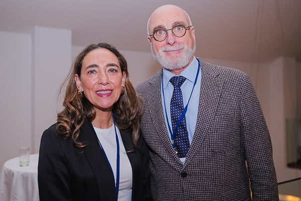 María del Carmen Rodríguez y Jesús Sanz, presidente de ANDE.