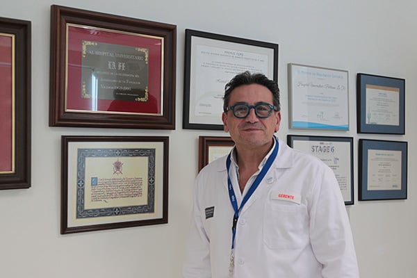 José Luis Poveda, director gerente del Departamento de Salud Valencia Sur y de la agrupación sanitaria interdepartamental que incluye La Fe