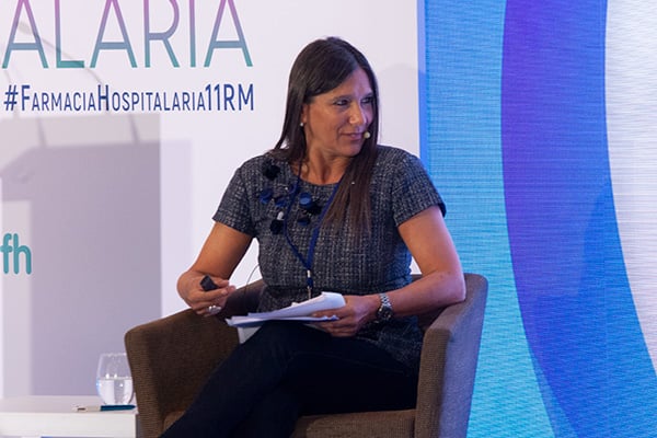Sonia González, delegada Autonómica de Galicia de la SEFH, vocal de la Junta Directiva de la SEFH en el Grupo de Terapias Avanzadas y presidenta de la Sociedad Gallega de Farmacia Hospitalaria (Sogafh).