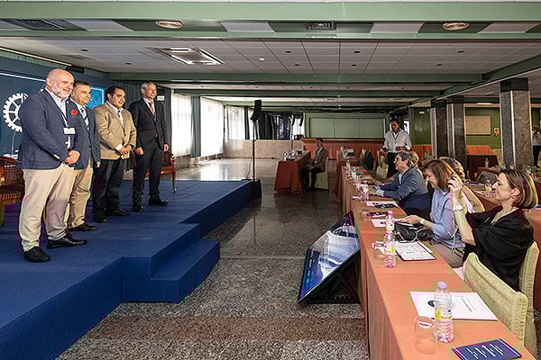 Aspecto de la sala durante el XIII ENcuentro Global de Ingeniería Hospitalaria.