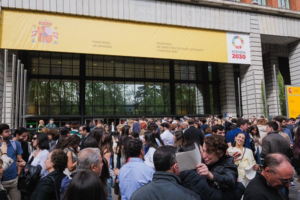 Multitud de familiares han celebrado esta elección presencial.