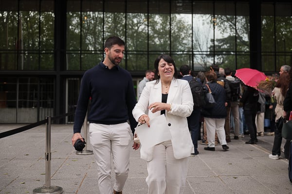 Pilar Carpi, número 5 MIR venida de Argentina, celebra su éxito.