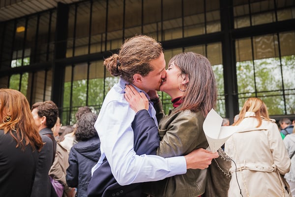 Besos para celebrar esta vuelta a la elección MIR presencial.