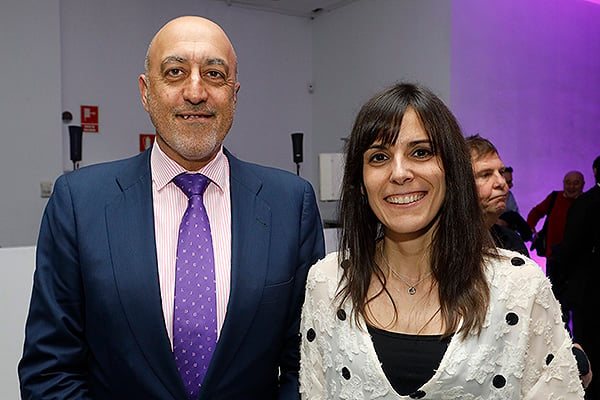 Alfonso Quiroga, gerente de Salud de Serveo y Beatriz Blanco, jefa de Servicio de Ingeniería, Tecnología y Obras en Hospital Universitario Ramón y Cajal (Madrid).