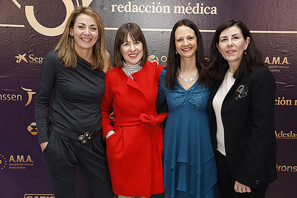 Cristina Nadal, directora ejecutiva de MSD; Lina Ruiz, policy associate director de MSD; Maite Manzanares, gerente de Market Access de MSD; Laure Yvenou, Government Affairs Sanofi.