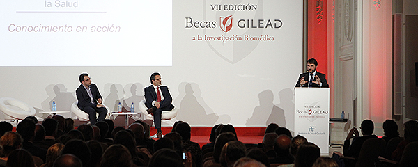 Un momento durante la VII edición de las Becas Gilead a la Investigación Biomédica.