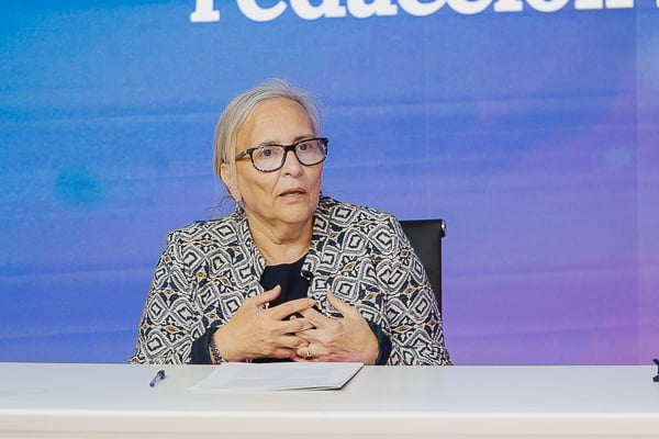 Teresa Regueiro López, presidenta y fundadora de la Comunidad Española de Pacientes con Mieloma Múltiple (Cemmp).