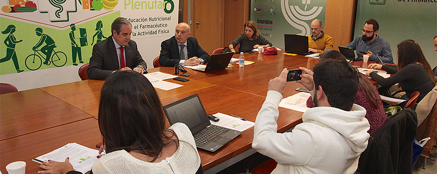 Un momento de la presentación del informe 'Plenufar 6', en la sede del Consejo General de Farmacéuticos. 