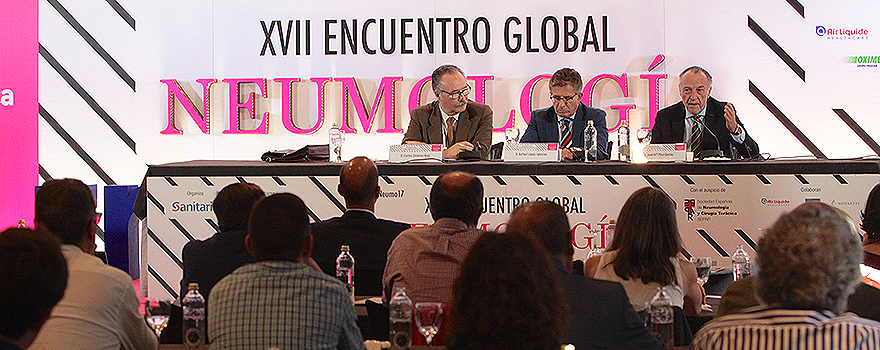 Un momento de la inauguración del XVII Encuentro Global de Neumología.