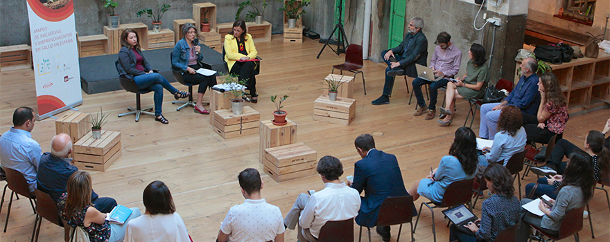 Presentación del informe 'Mapeo de Iniciativas y Emprendimientos en Salud en España'. 