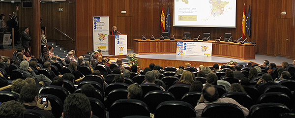 Un instante durante la inauguración de la jornada.