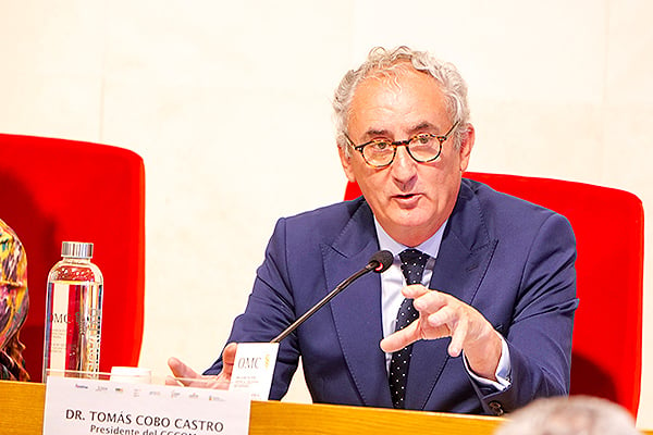 Tomás Cobo, presidente del Cgcom.