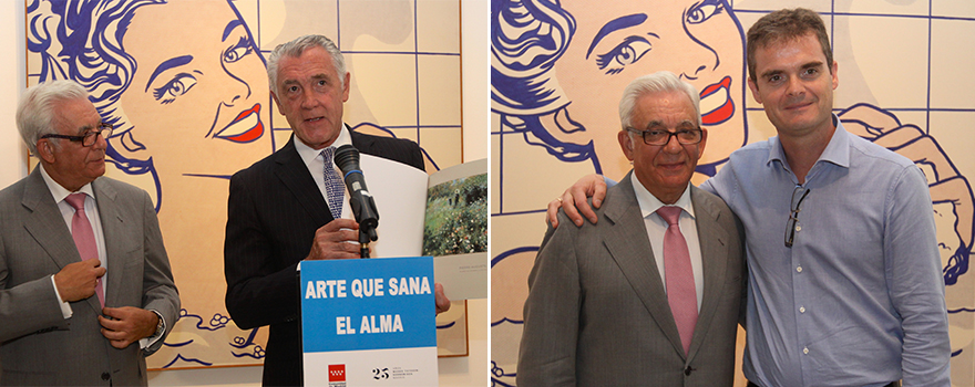 Sánchez Martos y Acebedo presentan la iniciativa. A la derecha, el consejero con Gargantilla, impulsor de la misma.