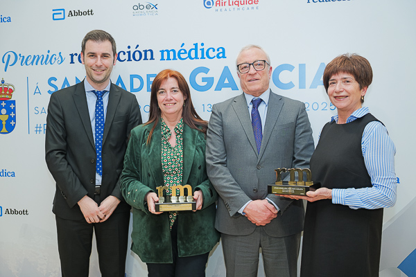 Francisco Represas, Raquel Sánchez, Javier Puente y Mercedes Sánchez.