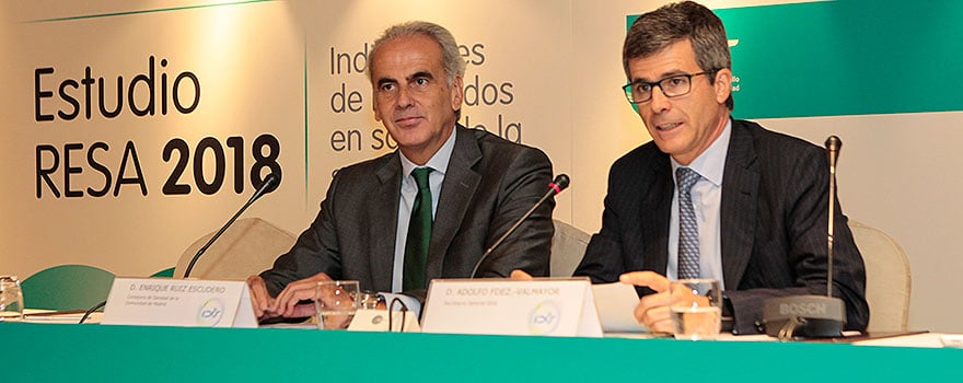 El consejero Ruiz Escudero y el secretario general del IDIS inauguraron la jornada del informe RESA.